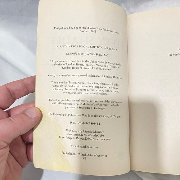 Fifty Shades Of Grey Book One of the Fifty Set Paperback By E L James - Picture 7 of 8